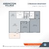 B1 2 bed 1 bath Floor Plan B1 2 bed 1 bath Floor Plan at Abbington Village Apartments, Ohio, 43228